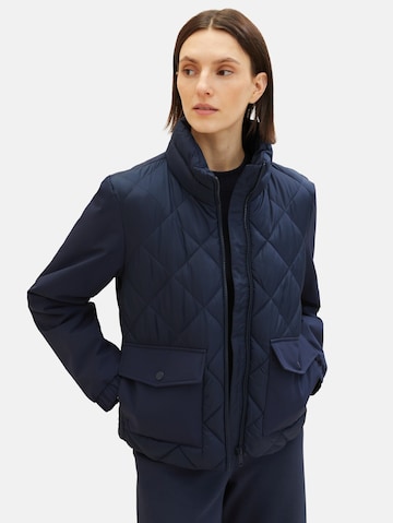 TOM TAILOR Between-season jacket in Blue: front