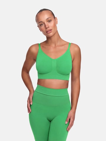 cfab Bustier BH 'Comfort Bralette'‌‌‌‌‌‌‌‌‌ in Grün: Vorderseite