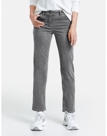GERRY WEBER Slimfit Jeans in Grau: predná strana