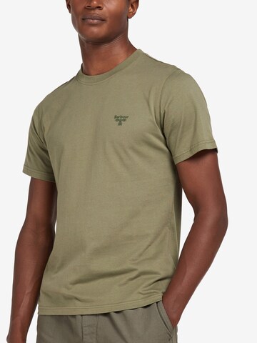 T-Shirt Barbour Beacon en vert : devant