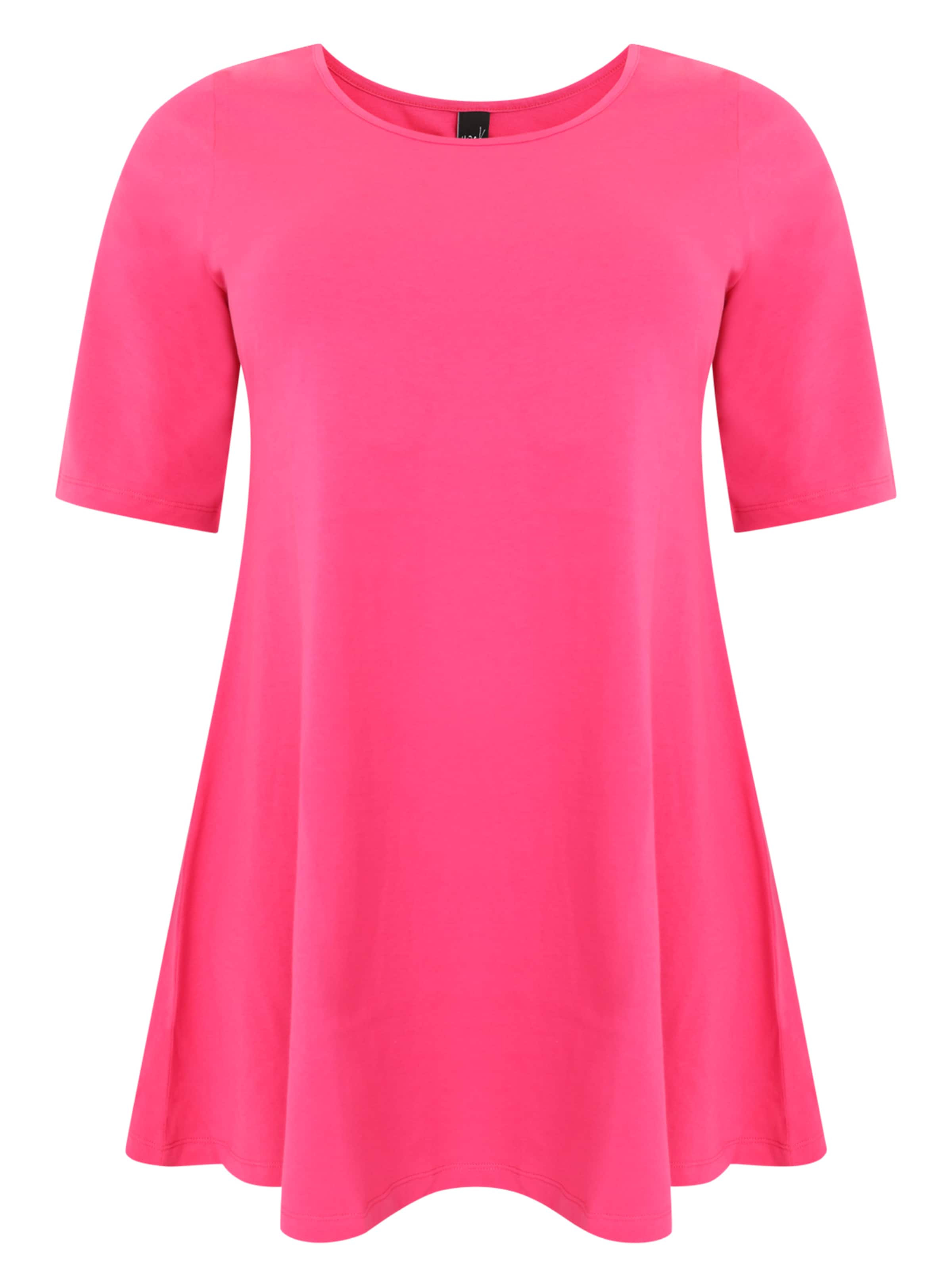 YOEK Shirt ' LIEKE ' in Roze: voorkant
