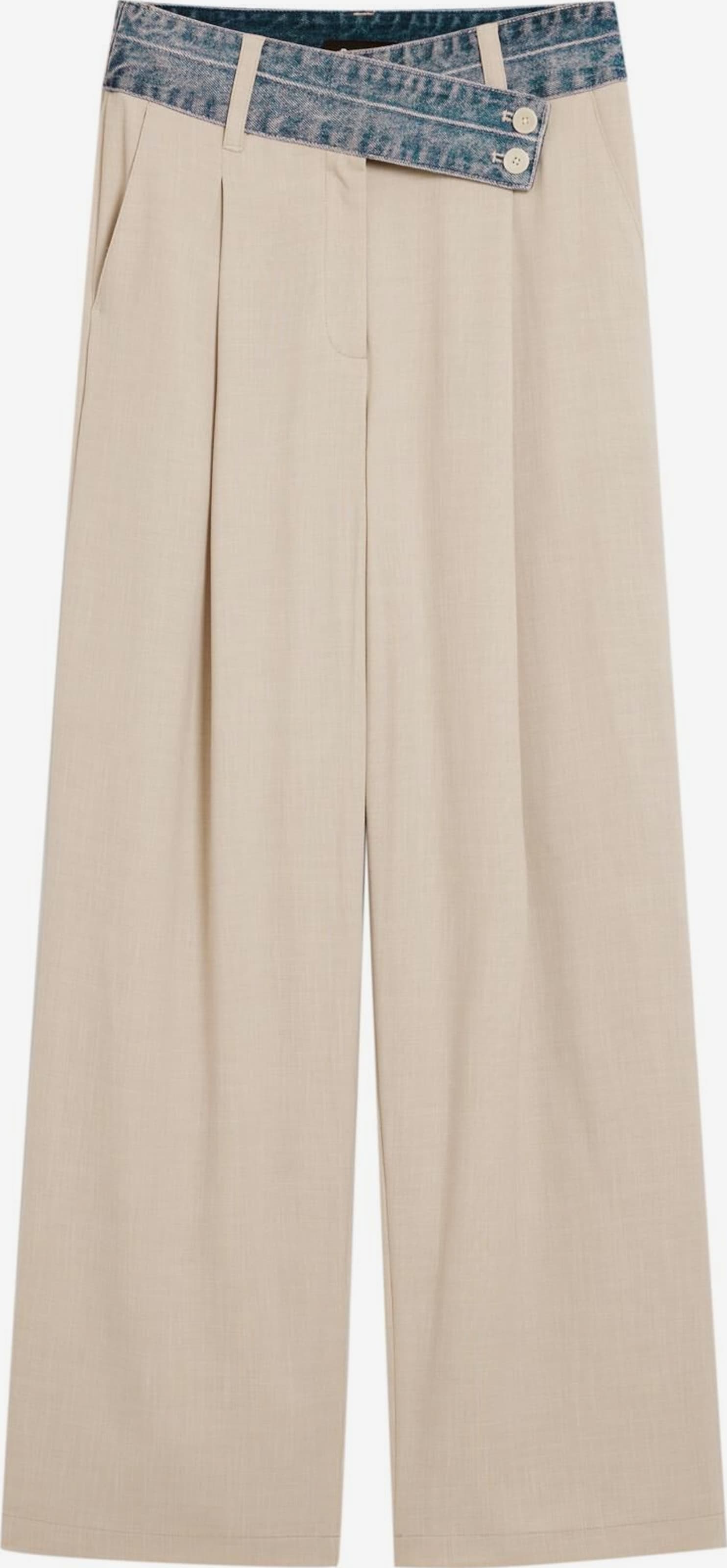 Desigual Wide leg Pantaloni cutați