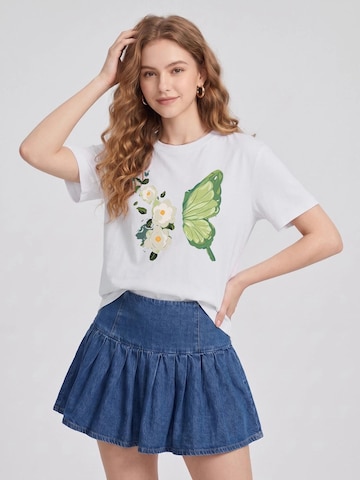 T-shirt LapaPlus en blanc : devant