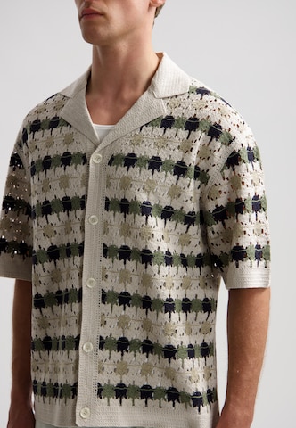 Dstrezzed Gebreid vest 'Lonell' in Beige