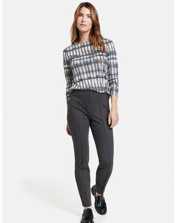 GERRY WEBER Slimfit Broek in Grijs