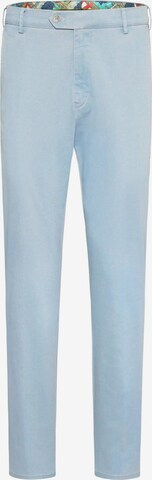 MEYER Regular Chino Pants in Blue: front