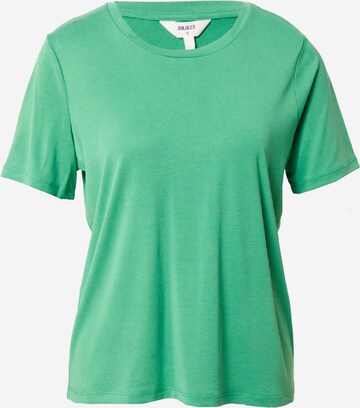 T-shirt 'ANNIE' OBJECT en vert : devant