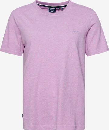 T-shirt Superdry en violet : devant