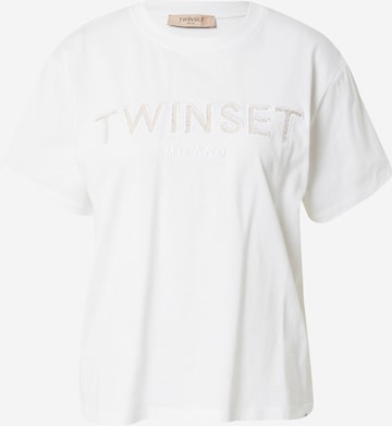 Twinset - Camiseta en blanco: frente