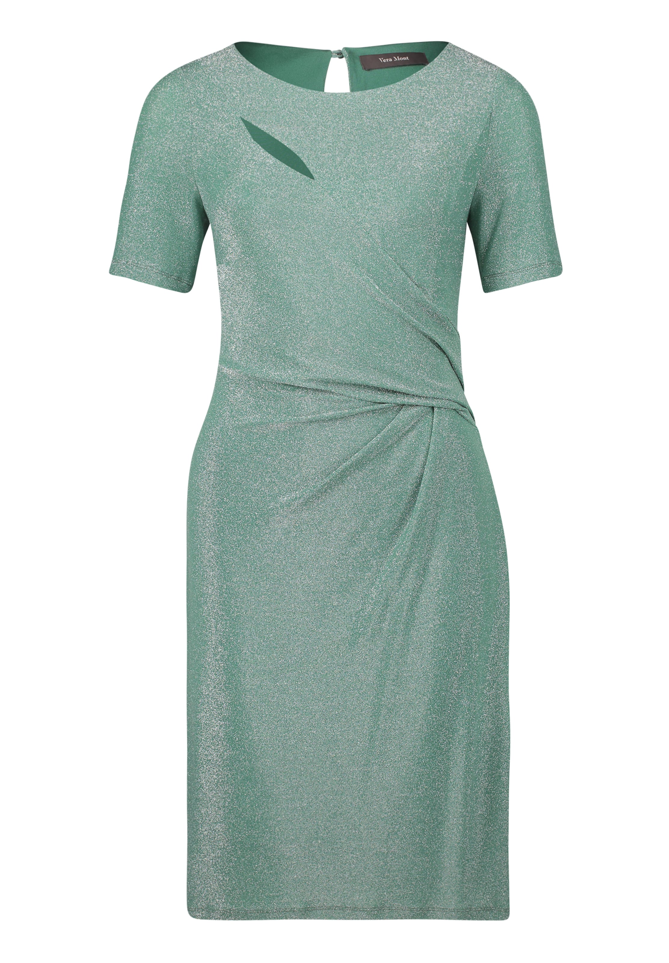 Vera Mont Cocktail Dress in Green: front