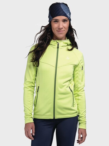 Schöffel Athletic fleece jacket 'Hydalen' in Green: front