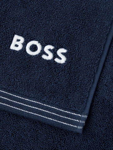 BOSS Home Towel 'EDGE' in Blue