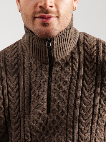 JACK & JONES Sweater 'JPRBLUSEAN' in Green