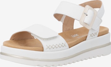Sandales 'D3P53' REMONTE en blanc : devant