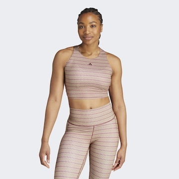 ADIDAS PERFORMANCE Sports Top 'Studio' in Red: front