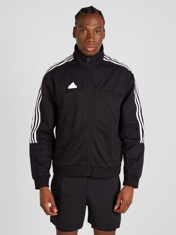 ADIDAS SPORTSWEAR Sports jacket 'TIRO' in Black: front