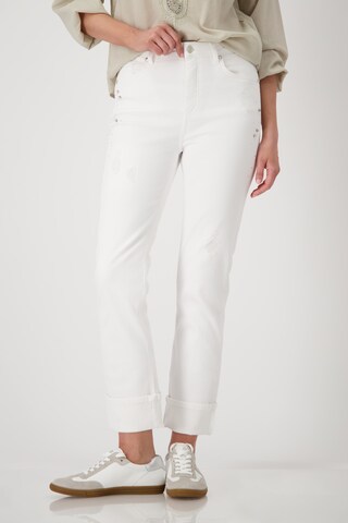 monari Regular Jeans in White: front