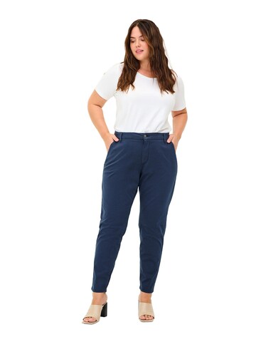 Zizzi - Slimfit Pantalón chino 'Darla' en azul