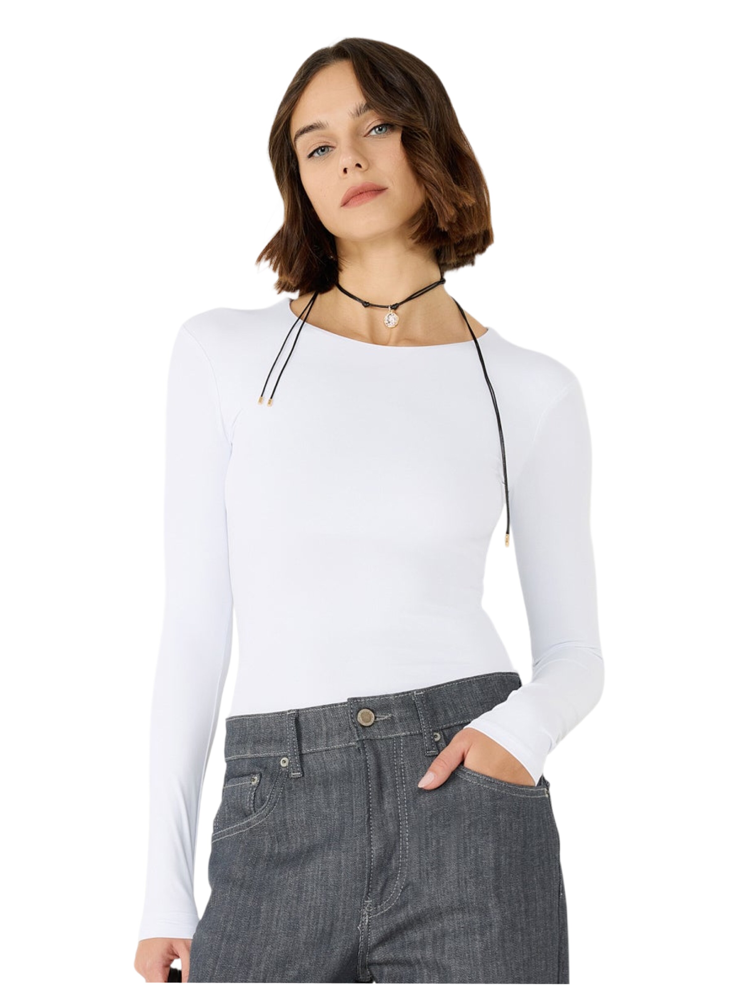 No Matter What Shirt in Wit: voorkant