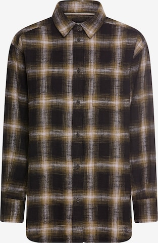 CAMEL ACTIVE Baumwollbluse mit Brusttasche in Braun: Vorderseite