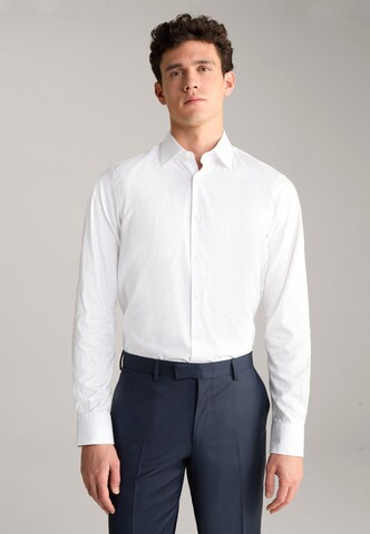 JOOP! Slim fit Button Up Shirt 'Martello' in White: front