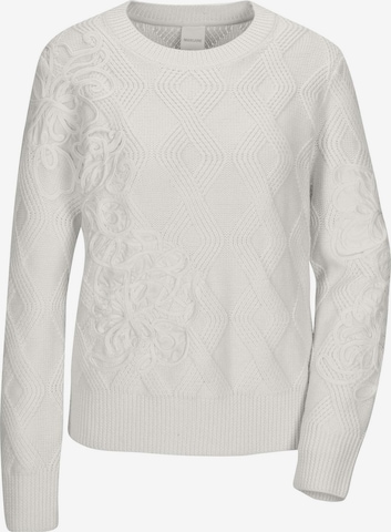 MADELEINE Trui in Wit: voorkant