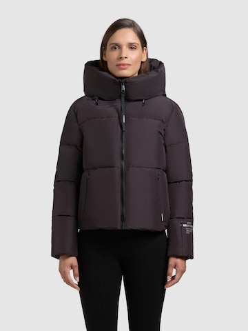 khujo Winter jacket 'Audrey Matt' in Purple: front