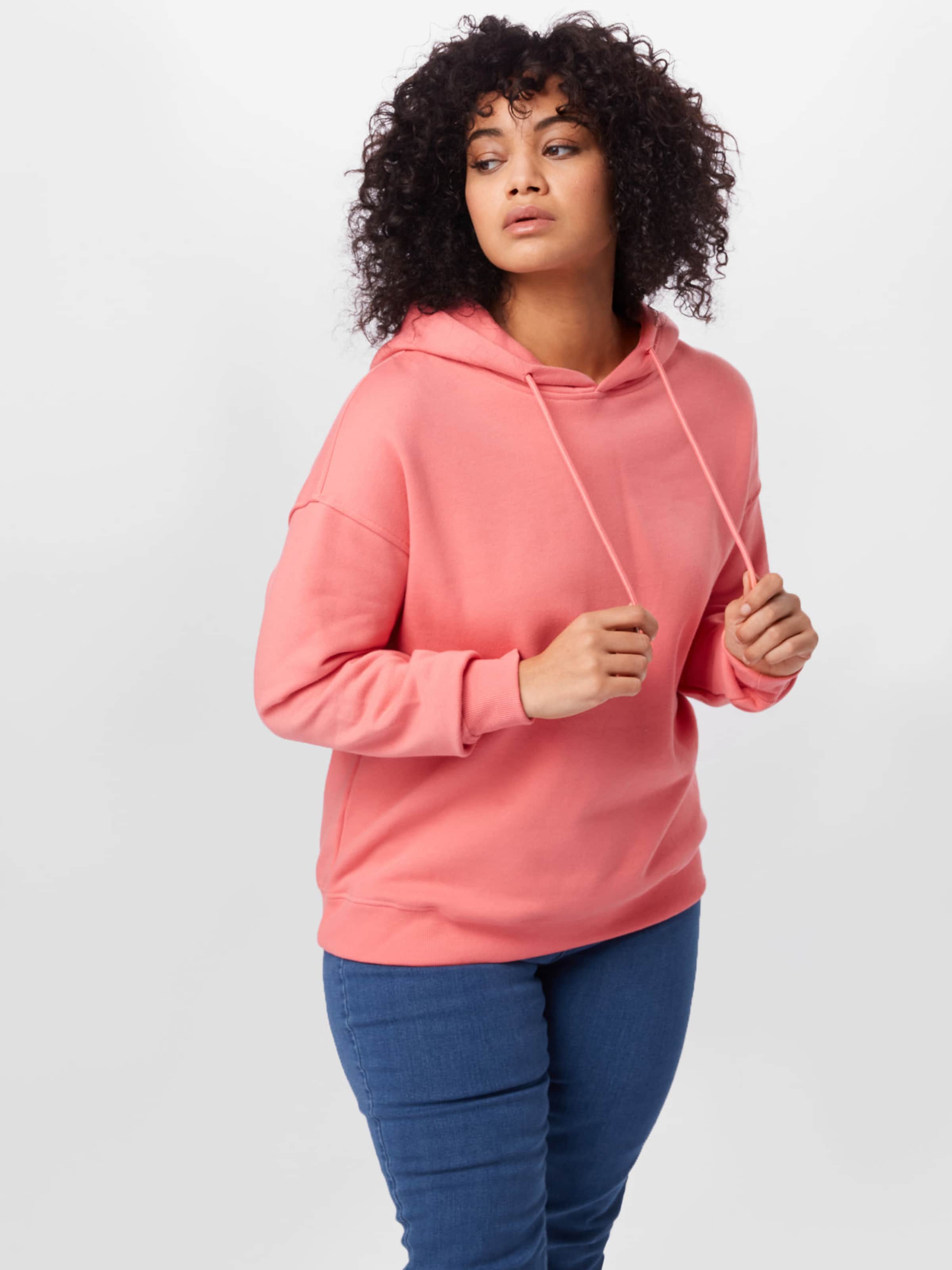Frauen Sweat Urban Classics Sweatshirt in Rosa - XF75118