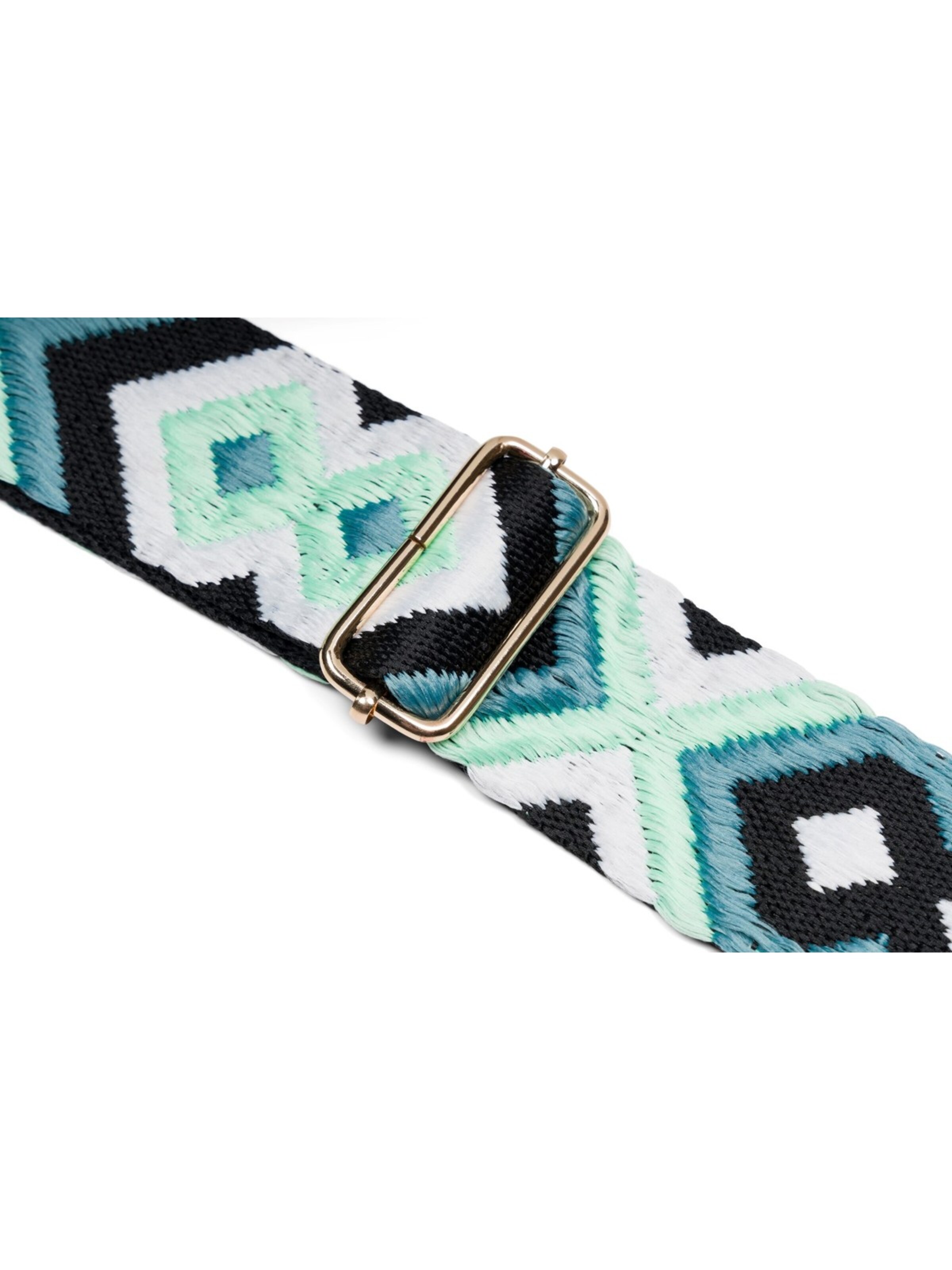styleBREAKER Taschenzubehör 'Wechsel Taschengurt Ethno Muster bunt'‌‌‌ in Grün