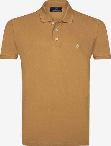 Jacey Quinn T-shirt i brun: framsida