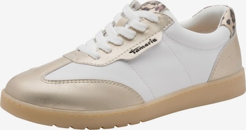 Baskets basses Tamaris en blanc : devant