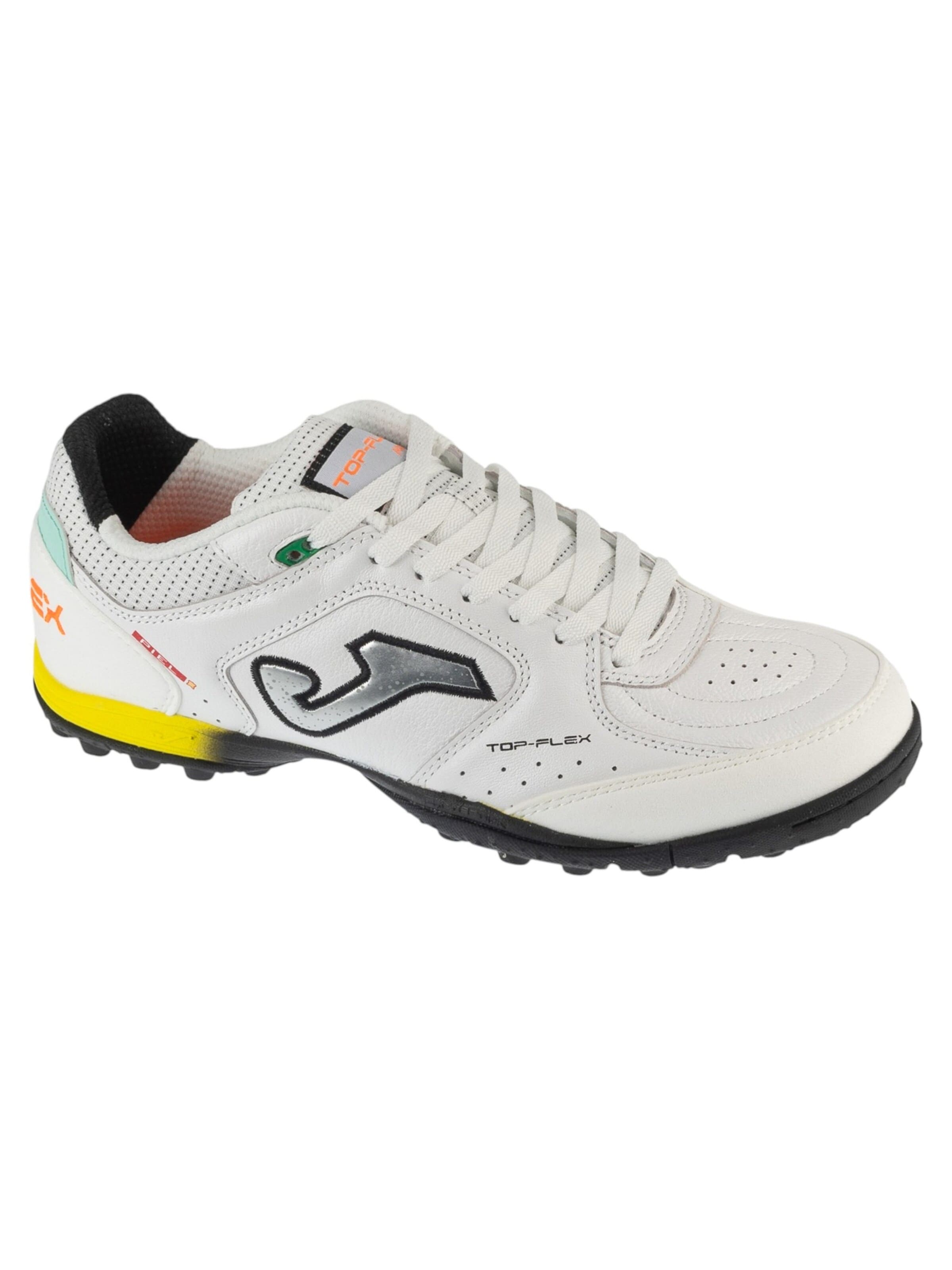 JOMA Soccer shoe 'Joma Top Flex 25 TOPS TF' in White: front