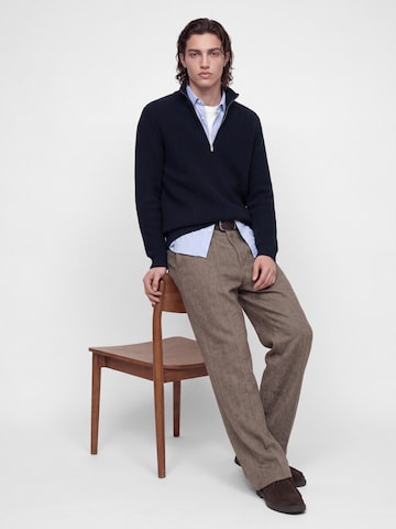 JACK & JONES Sveter 'JJSAGE' - Modrá