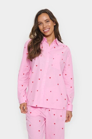SAINT TROPEZ Bluse 'JalineSZ' i pink: forside