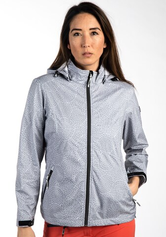 LPO Softshelljacke 'Ira' in Grau: Vorderseite