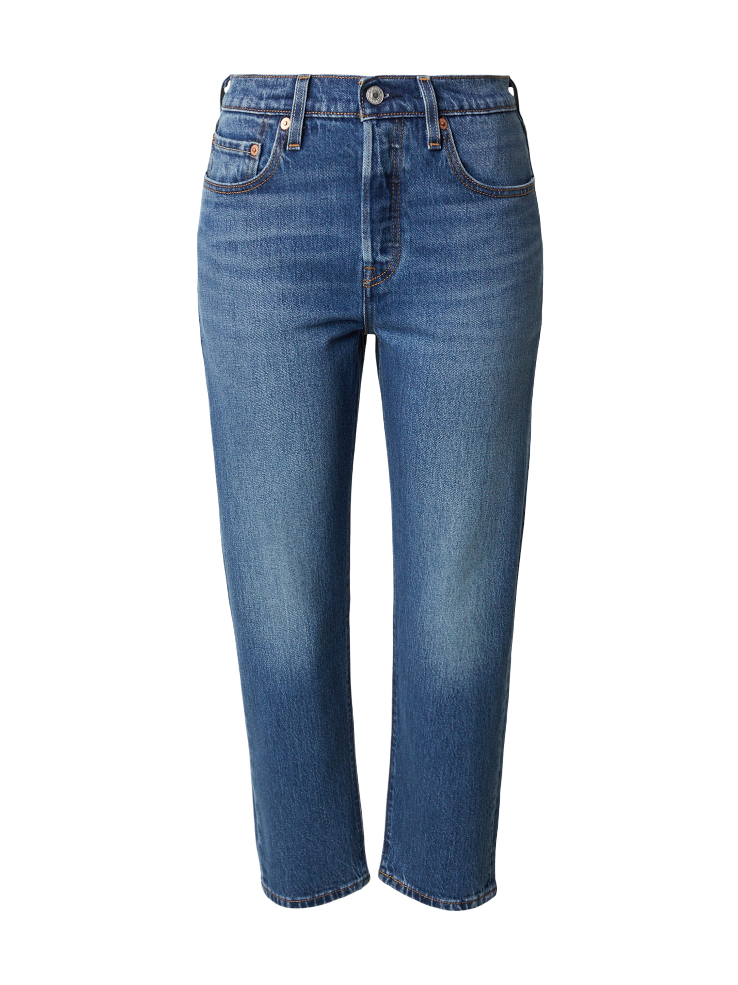 LEVI'S ® tavaline Teksapüksid '501® CROP', värv sinine: eest vaates