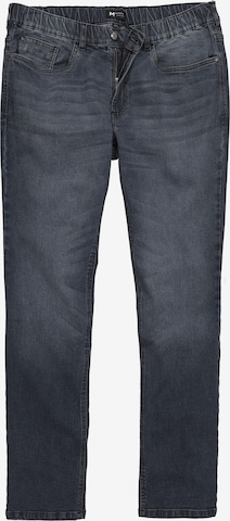 Men Plus Jeans in Black: front