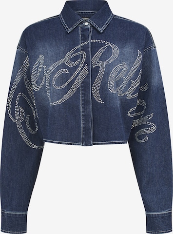 True Religion Bluse in Blau: Vorderseite
