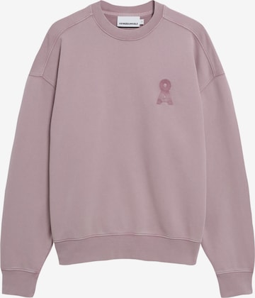 Sweat-shirt ARMEDANGELS en rose : devant