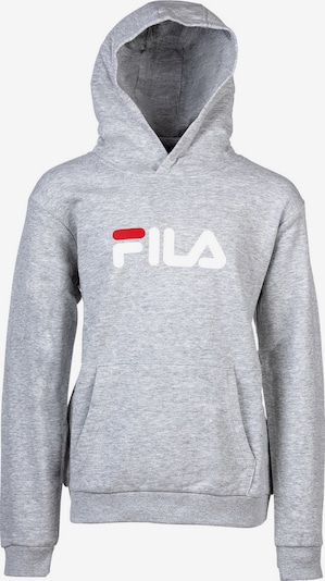 FILA Sweatshirt in de kleur Grijs / Rood / Wit, Productweergave