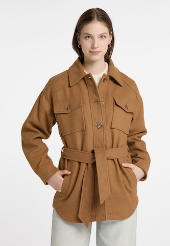 Veste mi-saison DreiMaster Vintage en marron : devant