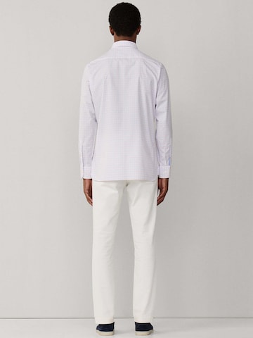 Coupe regular Chemise 'POPLIN TATTERSALL' Hackett London en blanc