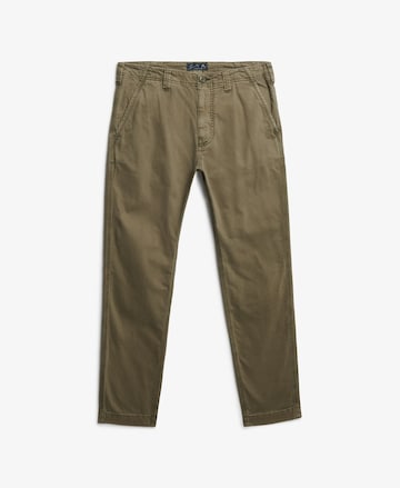 Superdry Regular Chino 'Utility ' in Groen