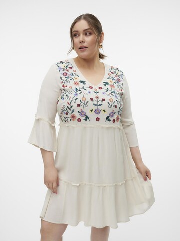 Vero Moda Curve Kjole 'VMSina' i beige: forside