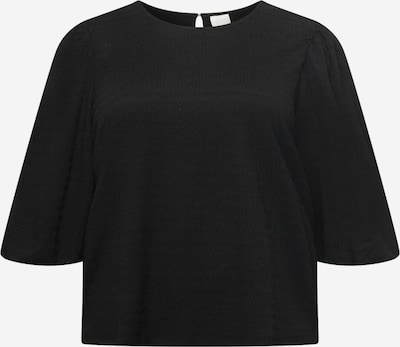 Vila Curve T-shirt 'NOMI' en noir, Vue avec produit