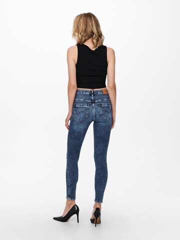 Skinny Jean 'Paola' ONLY en bleu