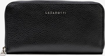 Lazarotti Wallet 'Milano' in Black: front