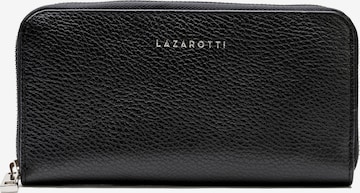 Lazarotti Wallet 'Milano' in Black: front