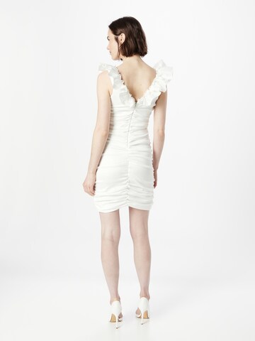 Robe de cocktail 'ARIANA' River Island en blanc