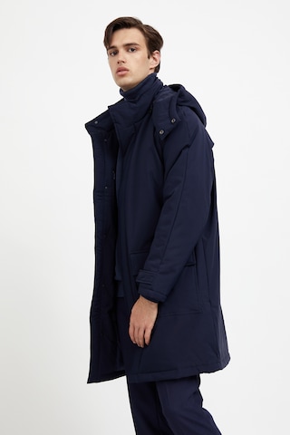 Finn Flare Between-Seasons Coat in Blue